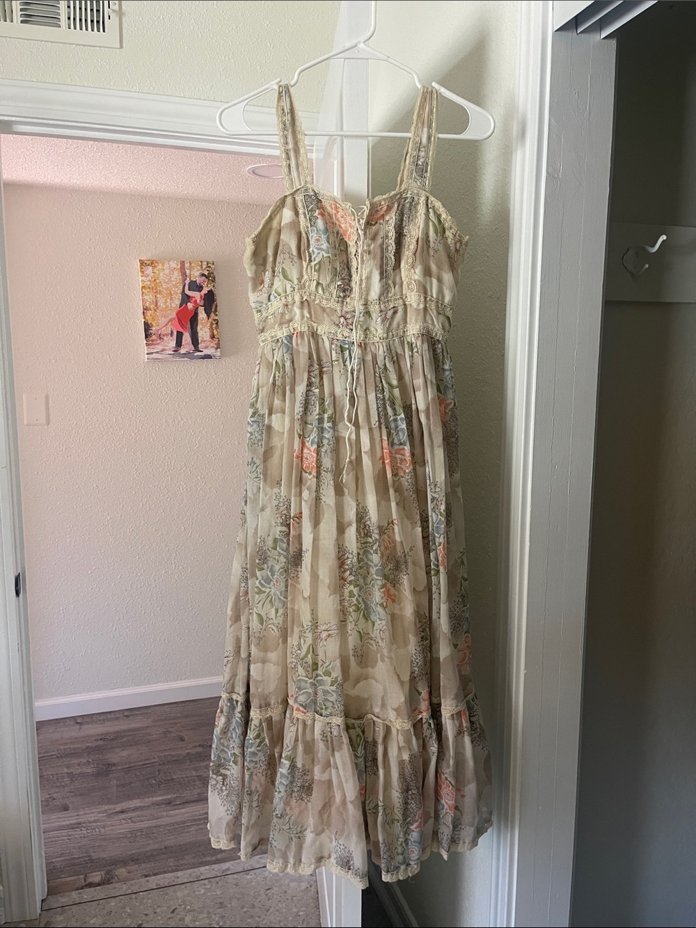 Floral Lace Maxi Dress